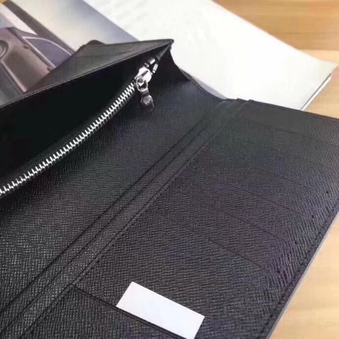 Designer men wallet Purses man card holder pocket organizer long wallets standard wallet for men dicky0750 long purse money bag pouch damier coin pocket note dicky - 8 of 8