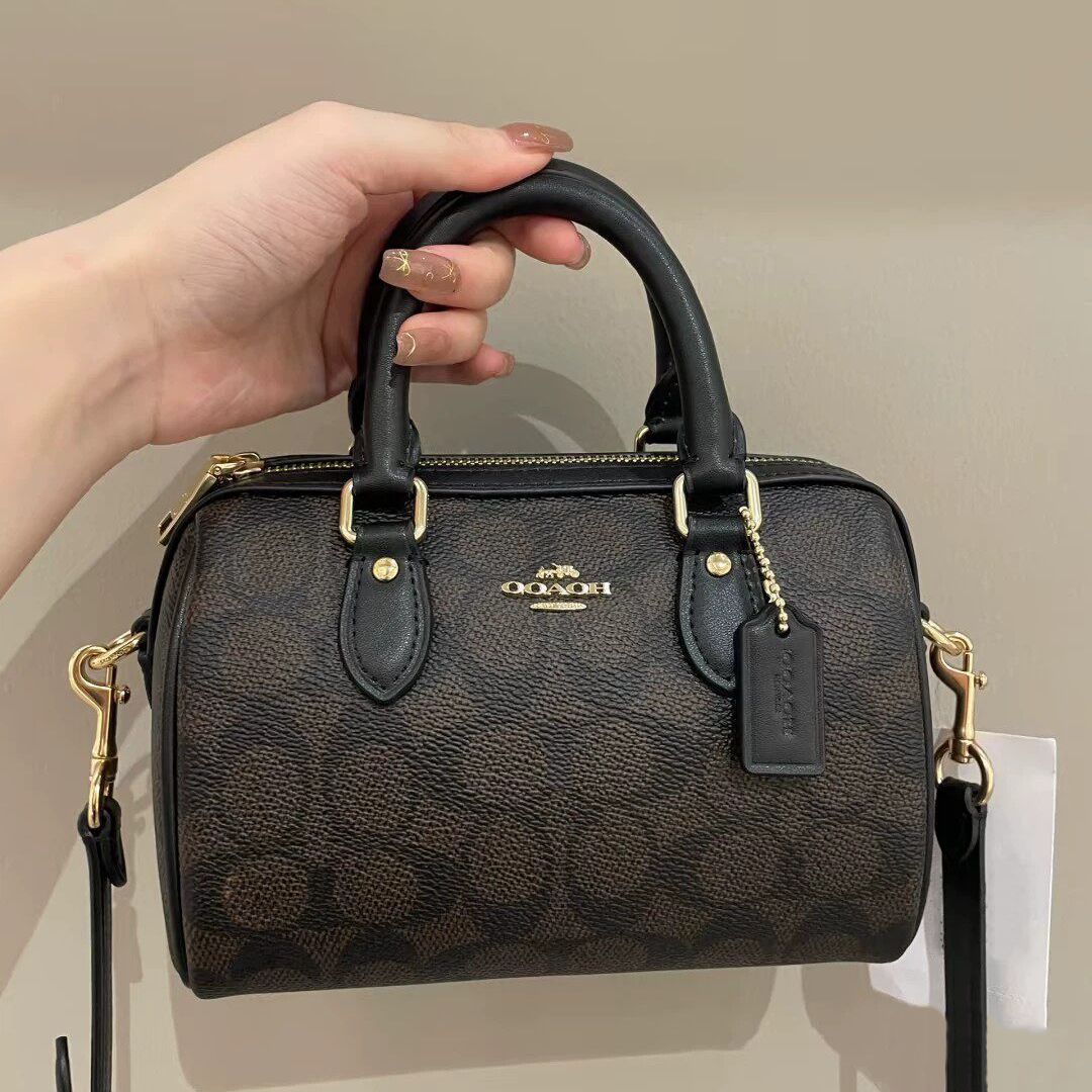 Designer Bag Crossbody Bag Luxury Bag Classic Signature Canvas Boston Handbag Detachable Shoulder Strap Portable Handle Purse Vintage Style Ladies Shoulder Bag - 3 of 8