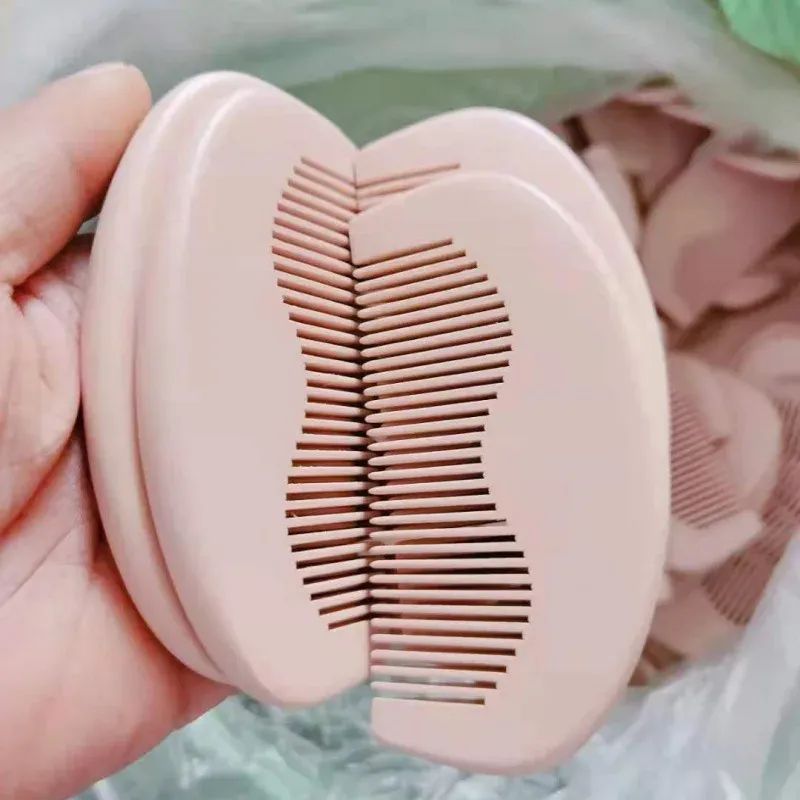 Designer Brand Wooden Comb Hair Brushes Pocket Wood Comb Massage Paddle Brushes Care Styling Tool Fashion High Quality Fast Ship Women - 5 of 6