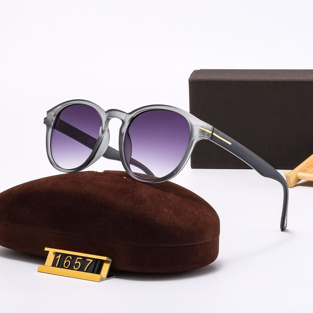 Classic Round Sunglasses Brand Designer UV400 Eyewear Metal Black Frame Sun Glasses Men Women Mirror Sunglasses Polaroid Lens With Box - 4 of 8