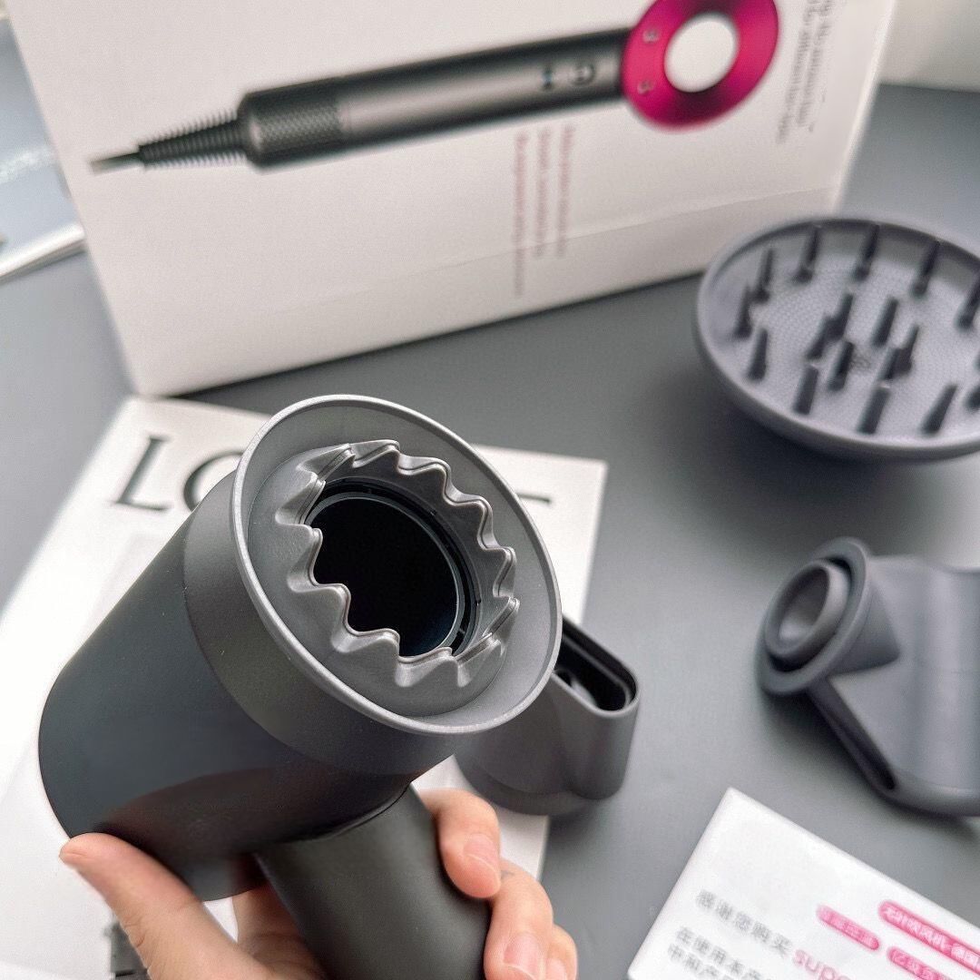 hair dryer professional dryer blow dryer electric hair drier air wrap ceramic ionic tourmaline air blower secadora quickdry salon barber leafless powerful safety - 6 of 9