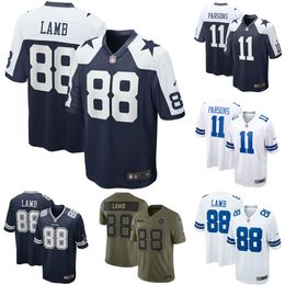 Men's Dallas Cowboys CeeDee Lamb Navy Alternate Game Team Jersey