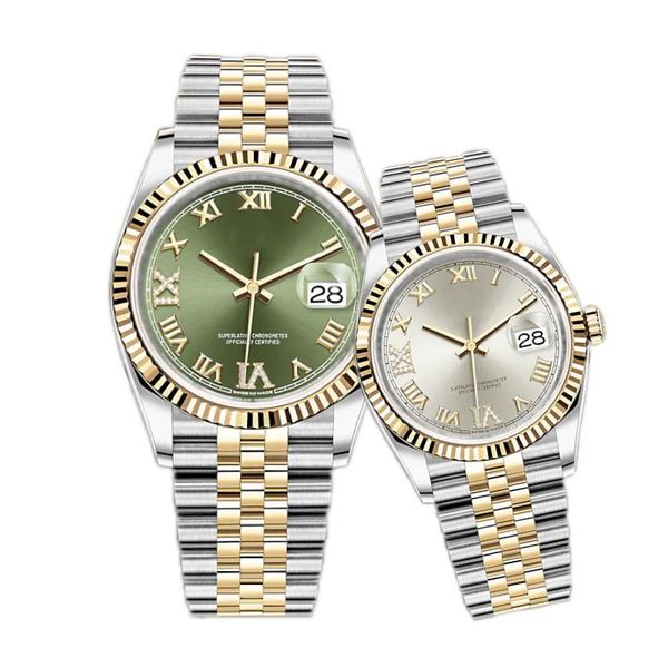ZDR-women watch 2813 movement 31mm quartz 36mm automatic stainless steel Couples watches waterproof Wristwatches Luminous montre de luxe gifts - Watches - huaqiangbeibuy