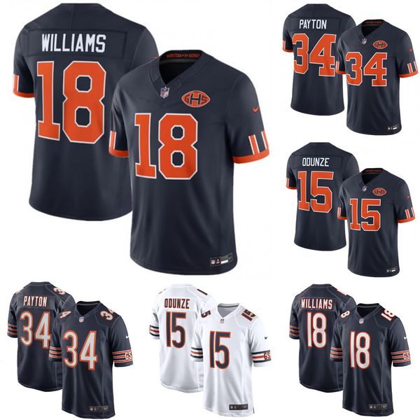 Men's Chicago Bears Caleb Williams Navy Player Game Jersey Custom Available S 6XL - Sports & Outdoors - huaqiangbeibuy