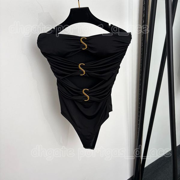 Designer Charming Hollow Bodysuit Tanks Women Black Sleeveless Leopard Sexy Night Club Party Playsuit - Apparel - huaqiangbeibuy