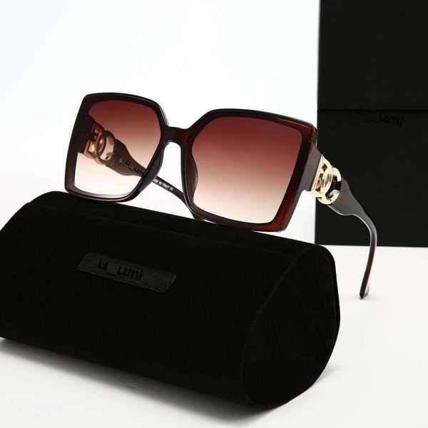 Luxury Designer Sunglasses Oversized Square Acetate Frame Gradient Lens Gold Tone Interlocking High Grade UV400 Protection Fashion DNA dg Eyewear For Women - Fashion Accessories - huaqiangbeibuy