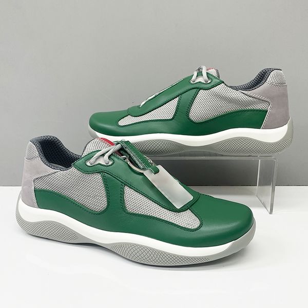 Top Designer Sneakers Mens Cup Shoes Leather Trainers Breathable Mesh Sport Shoes Outdoor Fashion Running Shoes 447