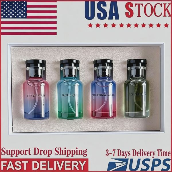 Luxury brand 4*30ml Perfume Set Imagination City of Stars Pacific Chill California Dream Parfum Long lasting smell France Fragrance Gift Box Kits Christmas Gift 4in1 - Health & Beauty - huaqiangbeibuy