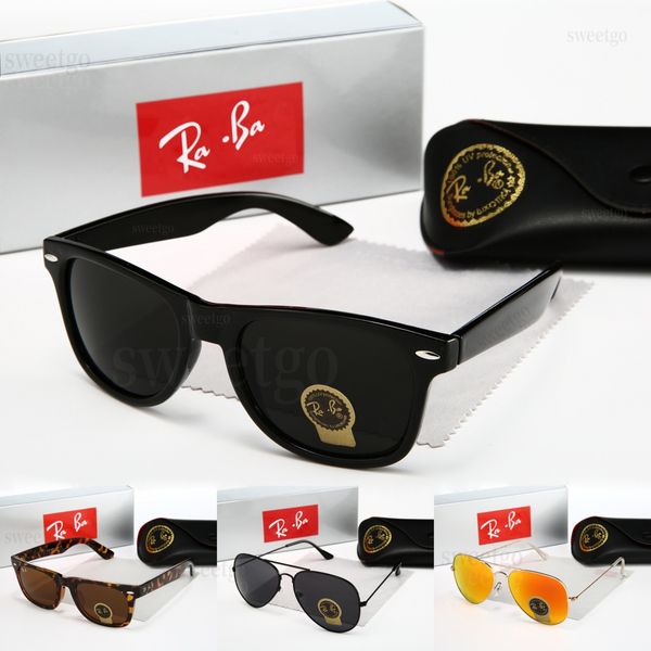With Box Luxury Sunglasses UV400 Protection Polarized Option Glasses Polished Silver Frame Designer Sunglasses Outdoor Flying Beach Sunglasses For Women Men - Bags, Shoes & Accs - huaqiangbeibuy