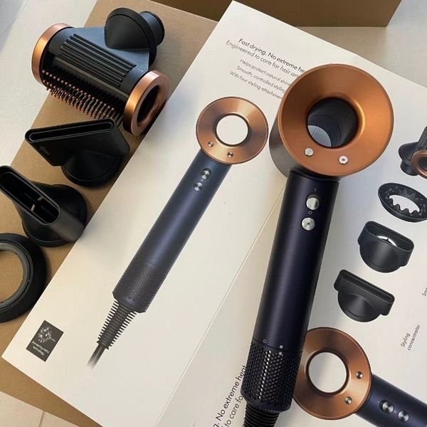 Fashion Hair Dryers Salon Anion Mute Hairdryer Designer Hair Care Electric Hair Drier Quick-dry Safety Egative Ionic Professional negative Quick-dry Blow Power - Hair Products - huaqiangbeibuy