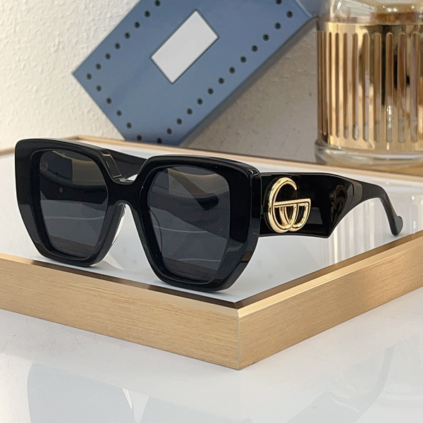 women designer sunglasses black square frame gg glasses for men woman uv protection fashion shades with brand gift box