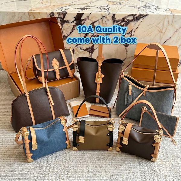 Luxury Hobo Bags For Women Designer Large Capacity Tote Handbags Classic Leather Shoulder Purses With Removable Pouch Fashion Travel Bag With Box Womans Purse PRPU - Bags, Luggage & Accessories - huaqiangbeibuy