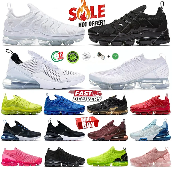 TN Plus 270 Running Shoes 270s Premium Mens Women Sneakers Triple White Black 2.0 3.0 Red Game Pink Wolf Grey Walking Sports Trainers with box 36 47 - Shoes & Accessories - huaqiangbeibuy