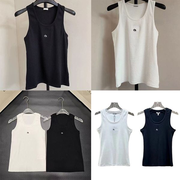 Designer Tank top Summer Women T Shirts Crop Top Sexy Off Shoulder Black Tank Casual Sleeveless Backless Shirt - Apparel - huaqiangbeibuy