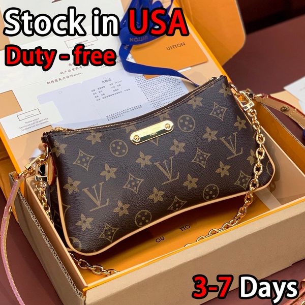 10A Top quality Designer Bag Fashion pochette Liv bag Shoulder bag women Leather Embossed bag Old Flower Handbags Designer purse - Bags, Luggage & Accessories - huaqiangbeibuy