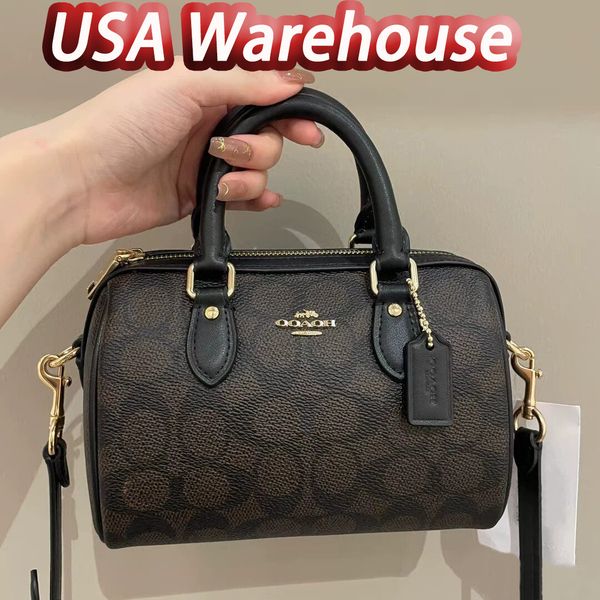 Designer Bag Crossbody Bag Luxury Bag Classic Signature Canvas Boston Handbag Detachable Shoulder Strap Portable Handle Purse Vintage Style Ladies Shoulder Bag - Bags, Luggage & Accessories - huaqiangbeibuy