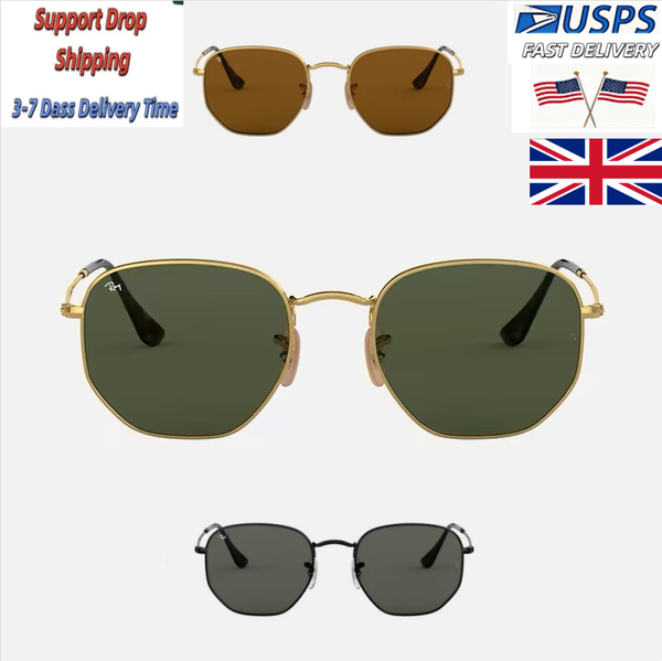 Luxury designer sunglasses 3548 RB sunglasses Hexagonal metal sunglasses Top quality gafas 3447 luxury UV400 Eyewear Classiceyeglasses for men and women 51mm - Fashion Collection - huaqiangbeibuy