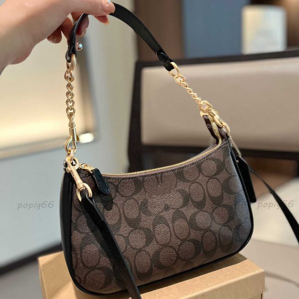 Shoulder Bags Fashion Designer Underarm Small Handbags Women Shoulder Bag Half-moon ladies Baguette Purse Chain Strap Croissant bags Large Capacity Chain Bag - Bags, Luggage & Accessories - huaqiangbeibuy