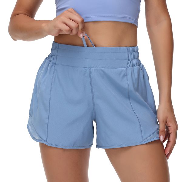 Womens Hotty Hot High-Rise Lined Short 4" Gym Fitness Training Tights Sport Quick-drying Short Pants Fashion Trousers - Sports & Outdoors - huaqiangbeibuy