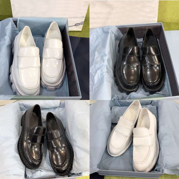 loafers designer men monolith loafer brushed leather loafers women leather shoes High quality 517 - Shoes & Accessories - huaqiangbeibuy
