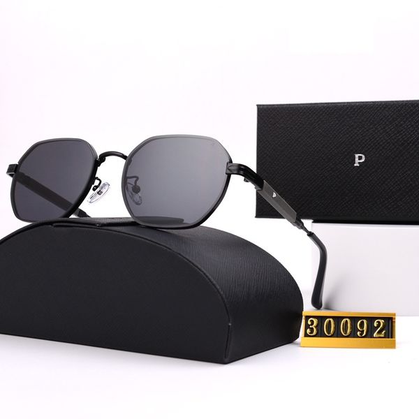 Designer Sunglasses Mens Womens Brand luxury Metal Frame Polarized Classic eyeglasses black vintage summer Outdoor shades eyeglasses with box - Bags, Shoes & Accs - huaqiangbeibuy
