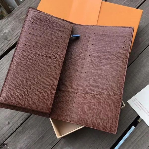 Designer men wallet Purses man card holder pocket organizer long wallets standard wallet for men dicky0750 long purse money bag pouch damier coin pocket note dicky - Bags, Luggage & Accessories - huaqiangbeibuy