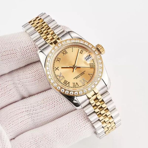 Womens watch Luxury Limited Edimted designer mechanical automatic watches Movement 28mm diamond watch Stainless Steel wristwatches - Watches - huaqiangbeibuy