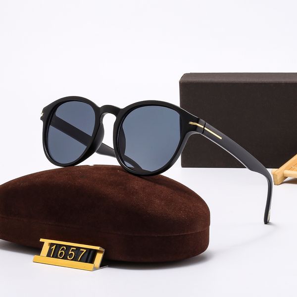 Classic Round Sunglasses Brand Designer UV400 Eyewear Metal Black Frame Sun Glasses Men Women Mirror Sunglasses Polaroid Lens With Box - Fashion Accessories - huaqiangbeibuy