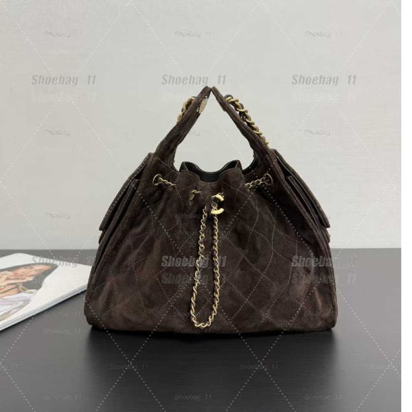 Evening Bags Designer shoulder diamond check long chain fashion bucket crossbody bag Big homeless person 25 suede leather grey casual luxury brand Medium hobo - Bags, Luggage & Accessories - huaqiangbeibuy