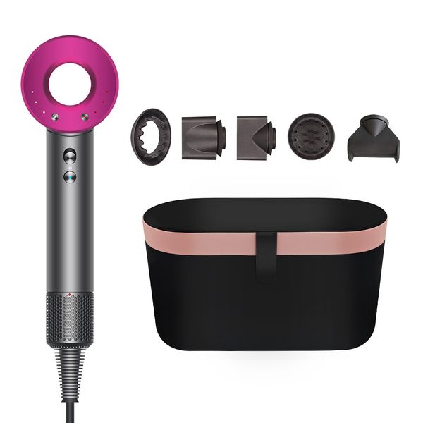 Designer Dryers Hair Anion Salon MuteHairdryer Designer Hair Care Electric Hair Drier Quick-dry Safety Blow Power 1.8M 5-in-1 with gift box - Hair Products - huaqiangbeibuy