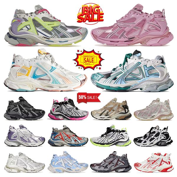designer shoes runner sneakers Track Casual 7.0 7.5 For Men Women Luxury Sneaker Hiking Shoes Dark Grey Black Silver Pink White Red Platform Paris Shoe Size 35-46 - Shoes & Accessories - huaqiangbeibuy
