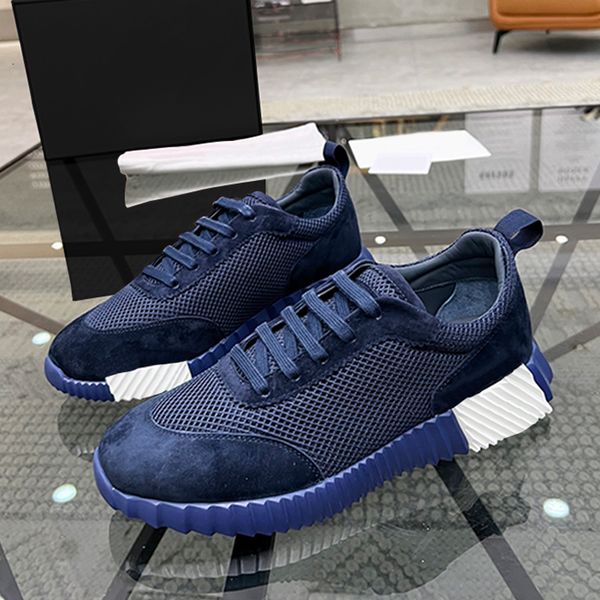 Designer Bouncing Sneakers Luxury Leather Mens Shoes Suede Trainers Fashion Jet Sneaker Breathable Outdoor Sports Casual Shoes 959 - Shoes & Accessories - huaqiangbeibuy